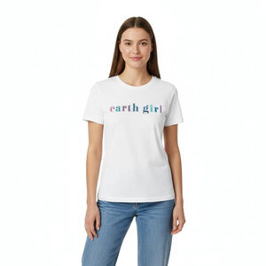 Sol Angeles White Earth Girl Short Sleeve Tee - Small
